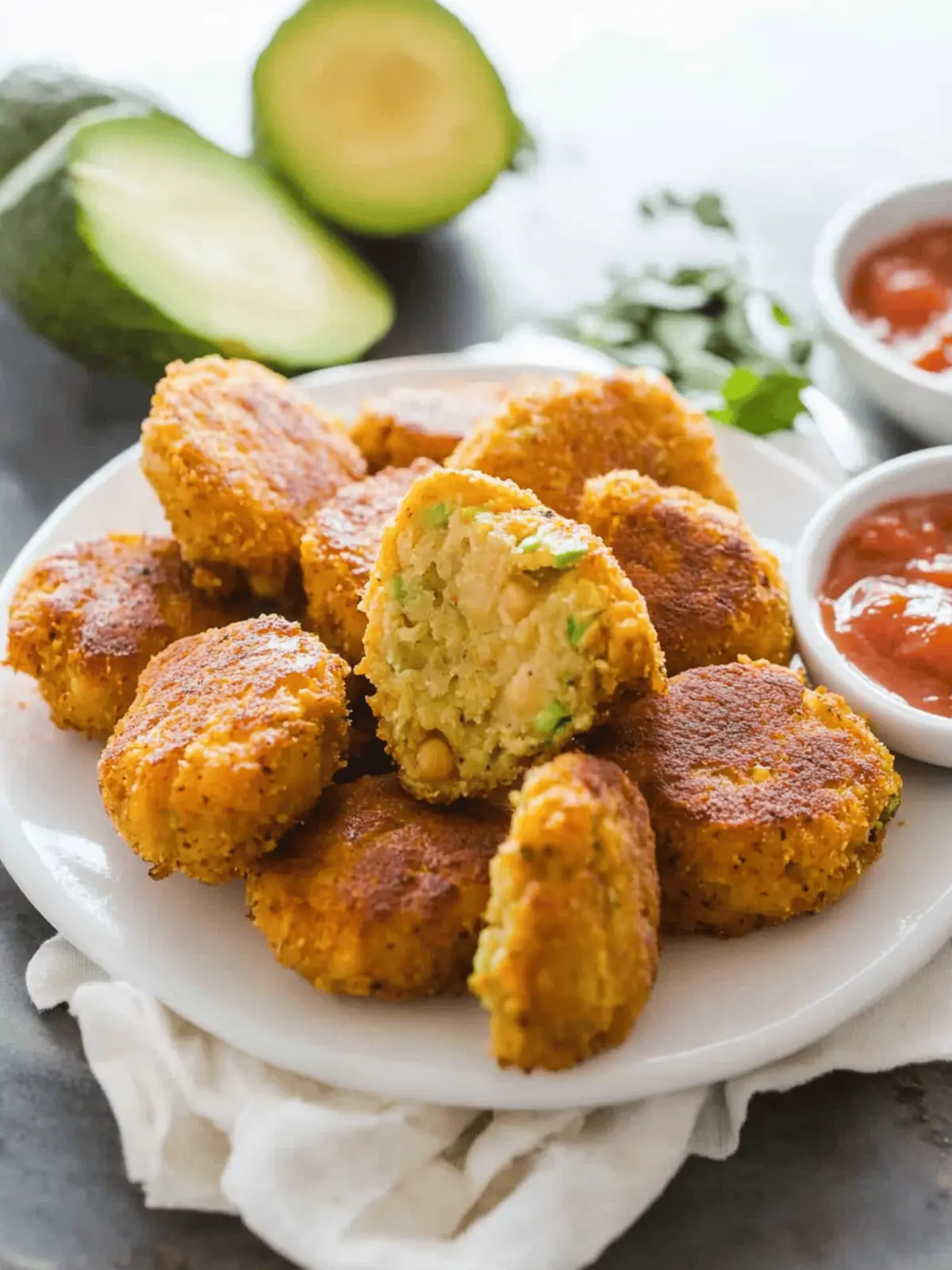 Crispy Chickpea Vegetable Nuggets Everyone Will Love! 4 Chickpea Vegetable Nuggets