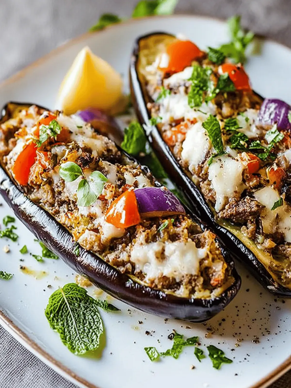 Stuffed Eggplant