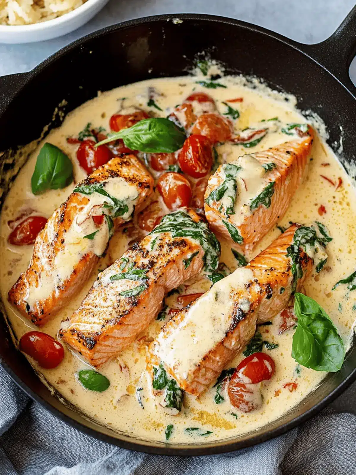 Creamy Tuscan Salmon: Your 30-Minute Comfort Dish 4 Creamy Tuscan Salmon