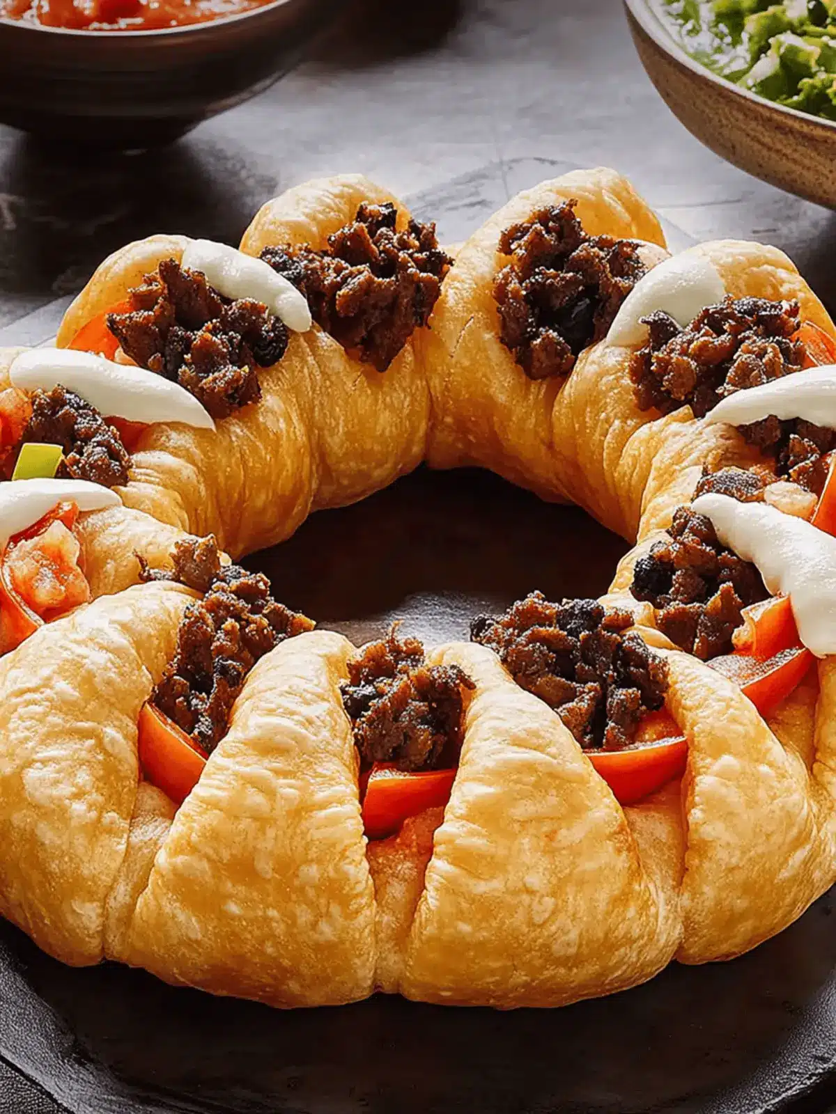 Creepy-Cool Spider Taco Ring: Fun for Halloween Feasts 3 Spider Taco Ring