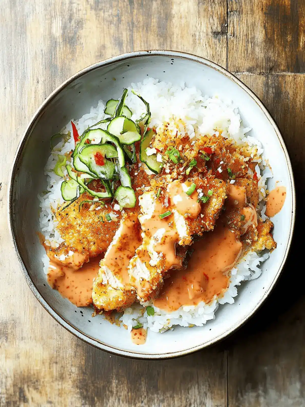 Crunchy Honey Cajun Chicken Bowls