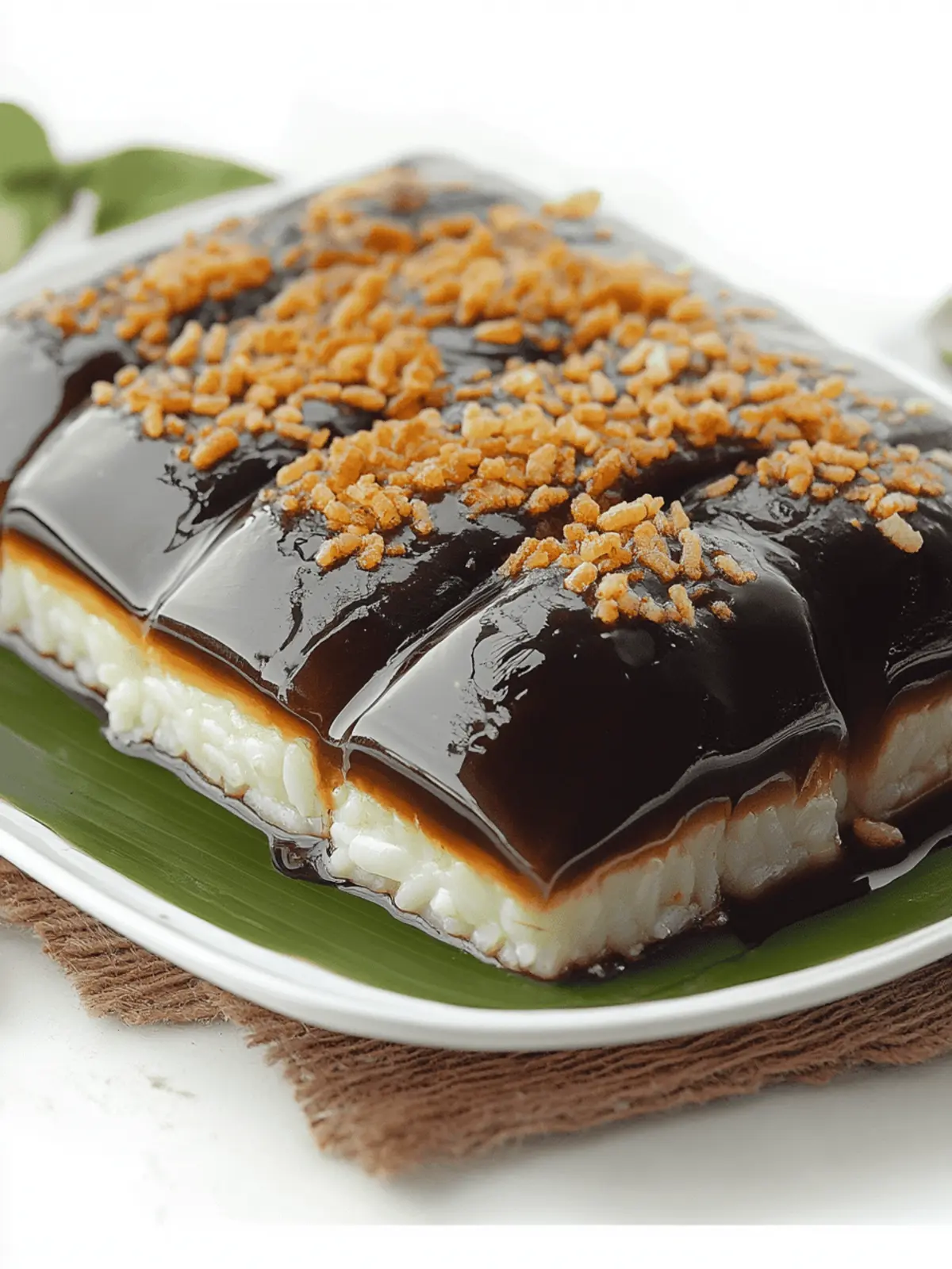 Filipino Sapin-Sapin (Layered Rice Cake)