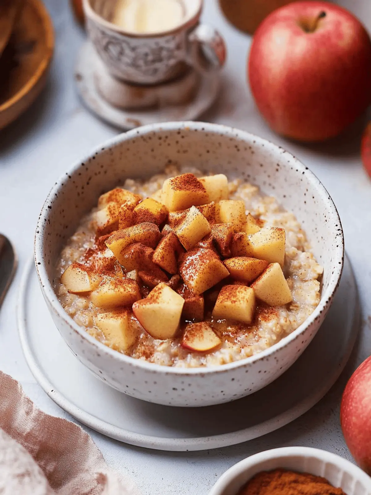 Apple Cinnamon Oatmeal