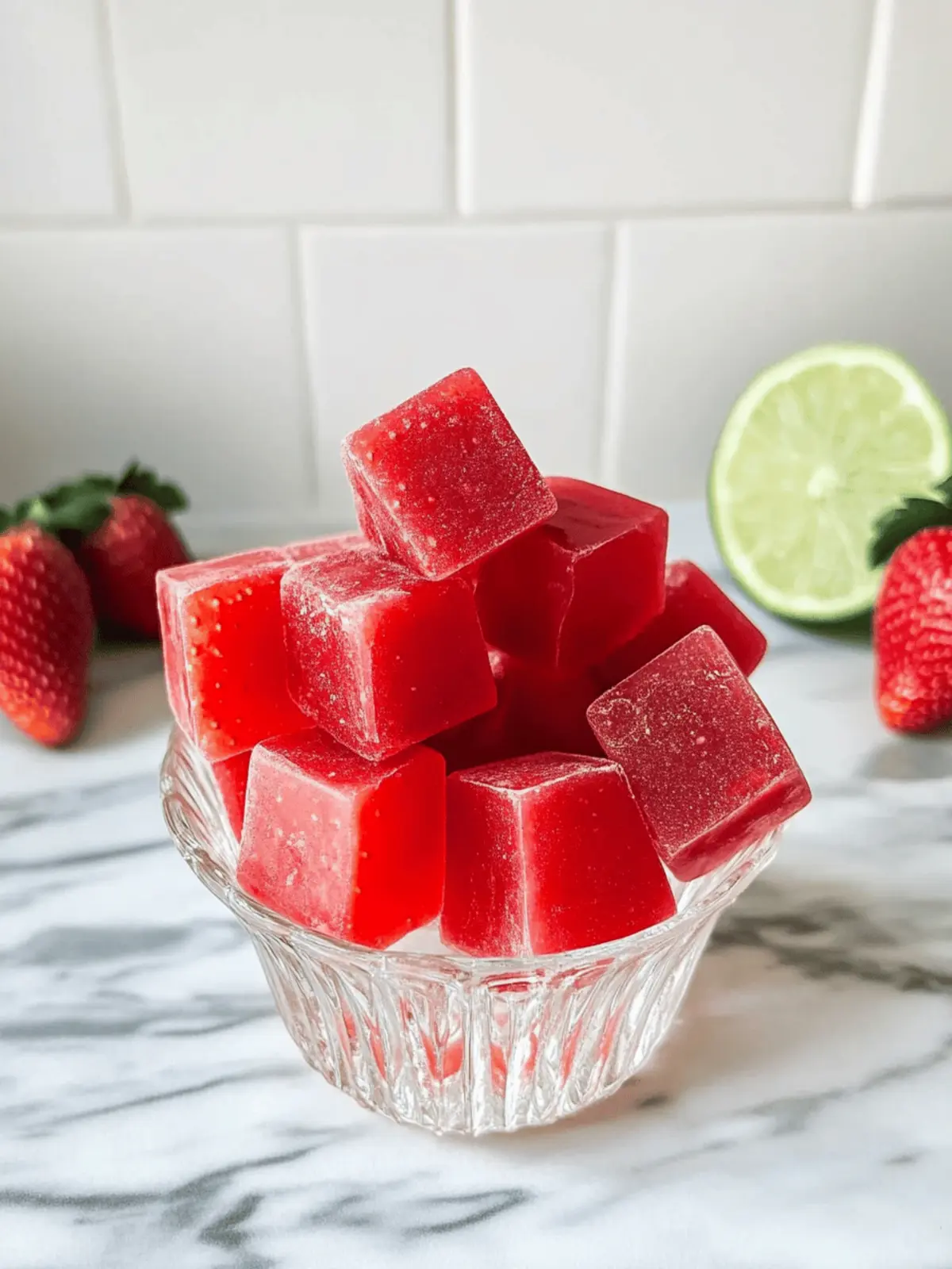 Homemade Strawberry Gummies: A Sweet Treat You’ll Love 2 Homemade Strawberry Gummies