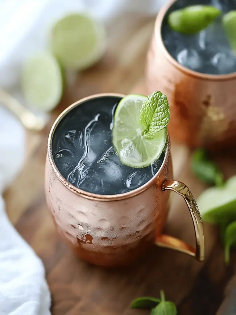 Non-Alcoholic Moscow Mule (Ginger Beer Mocktail)