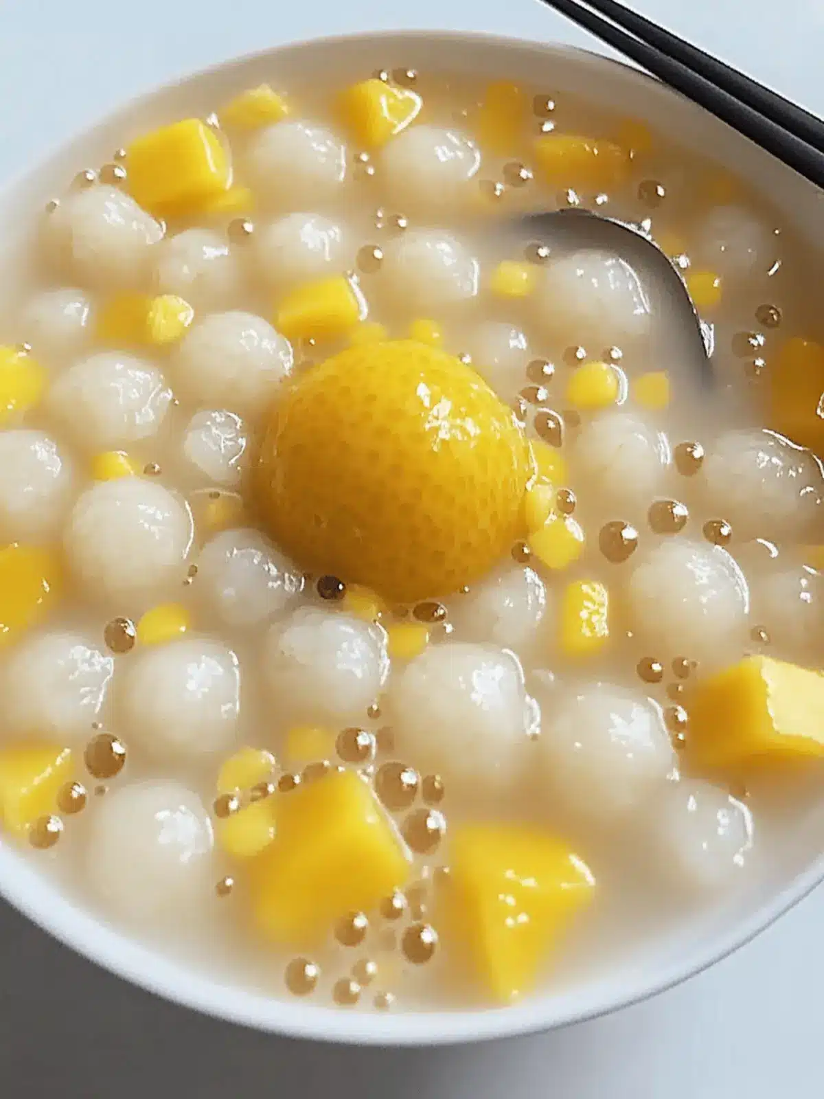 Mango Glutinous Rice Balls: A Tropical Delight to Savor 3 Mango Glutinous Rice Balls
