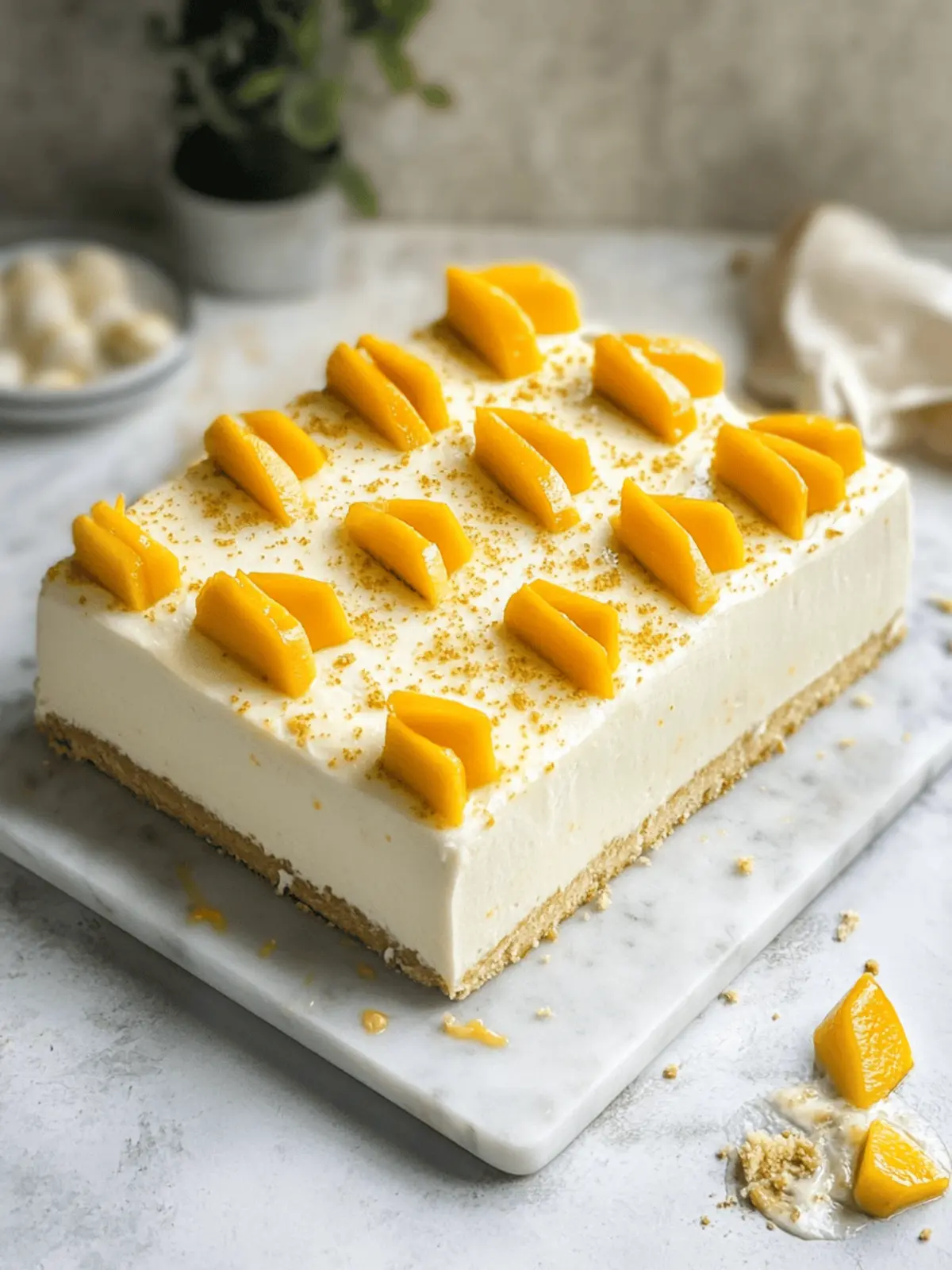 Mango Lassi Tres Leches Cake
