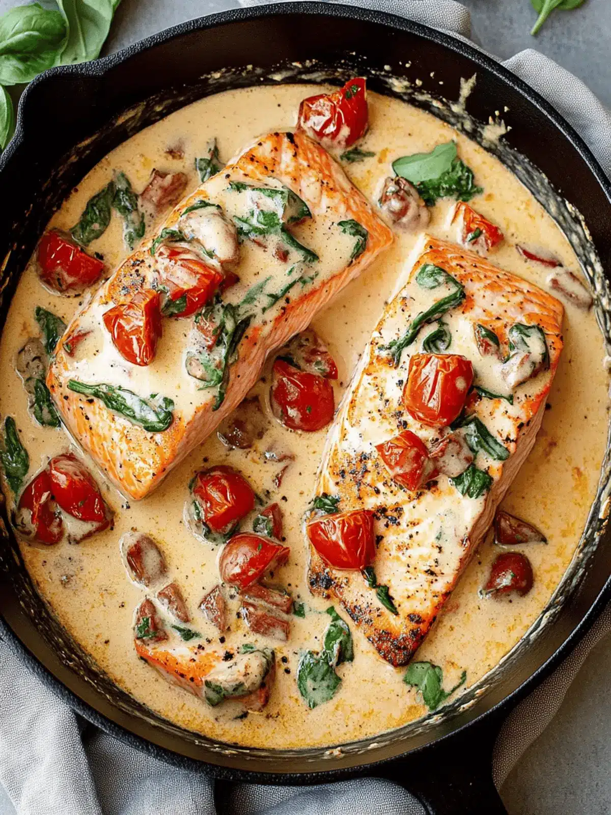 Creamy Tuscan Salmon: Your 30-Minute Comfort Dish 2 Creamy Tuscan Salmon