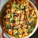 Spicy Bacon Broccoli Orecchiette
