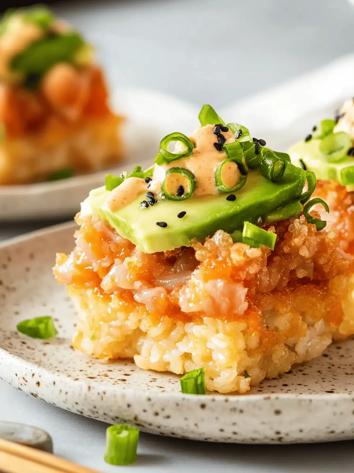 Spicy Tuna Crispy Rice