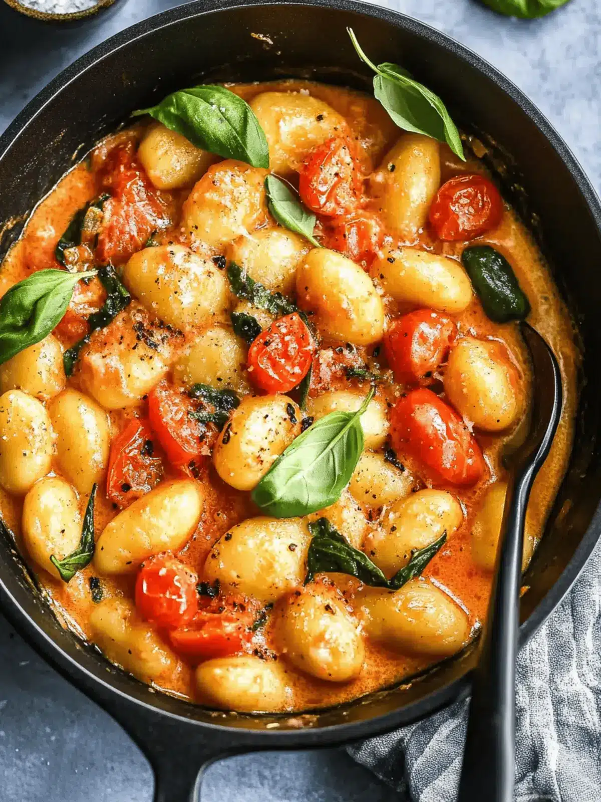 Creamy Roasted Tomato Gnocchi