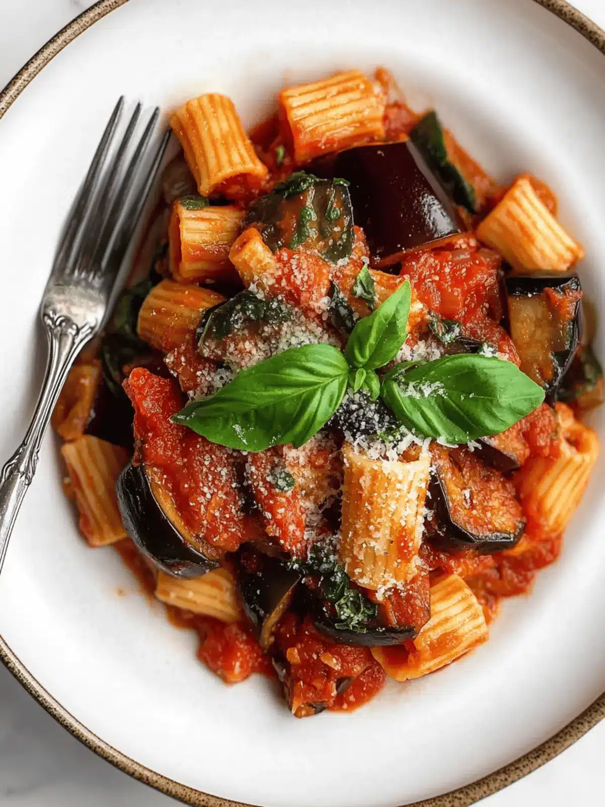 Best Pasta Alla Norma (classic eggplant pasta)