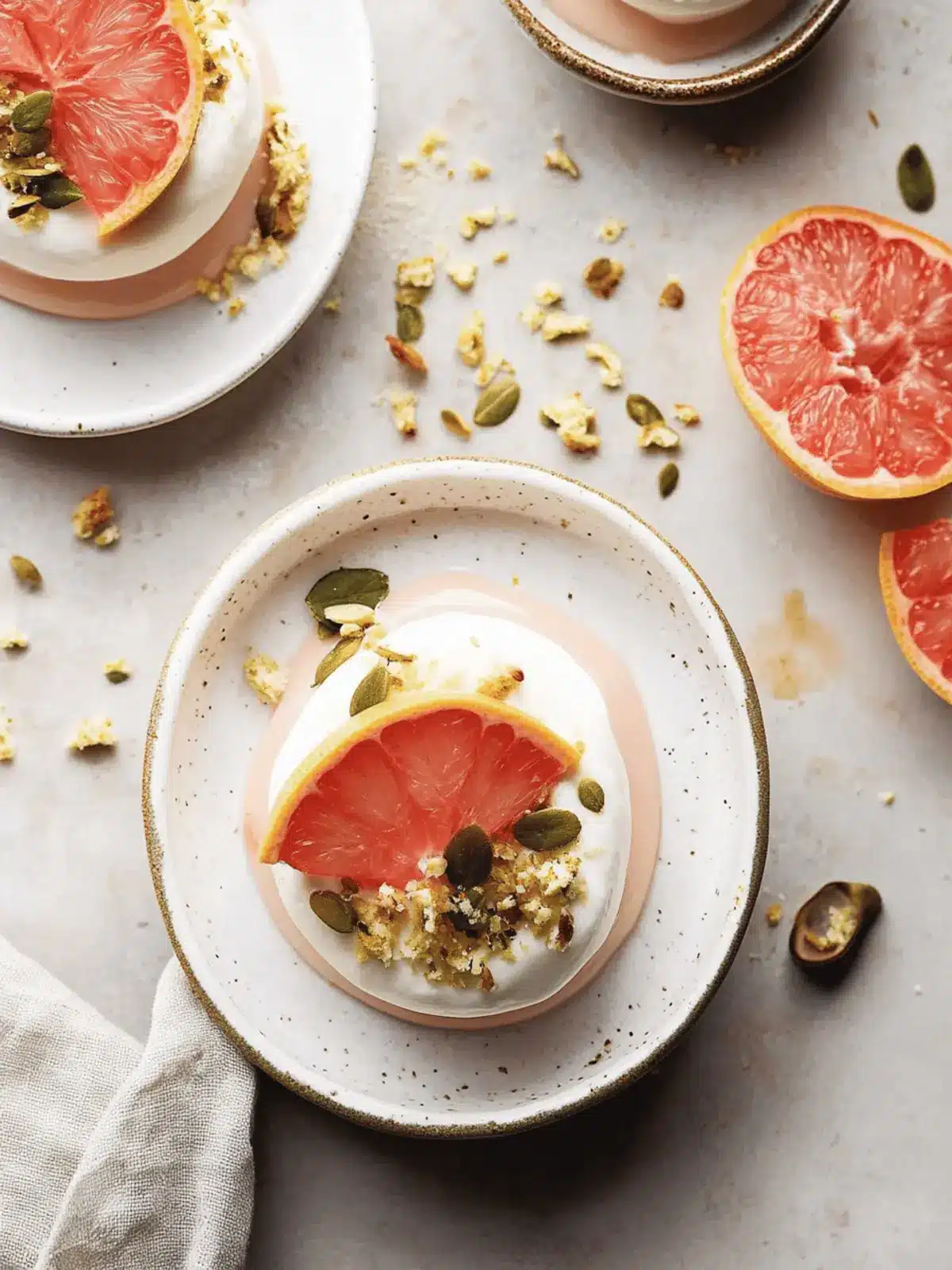 Grapefruit Panna Cotta