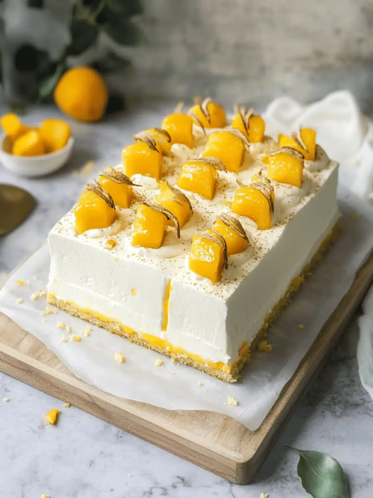 Mango Lassi Tres Leches Cake: A Tropical Delight for Summer! 2 Mango Lassi Tres Leches Cake
