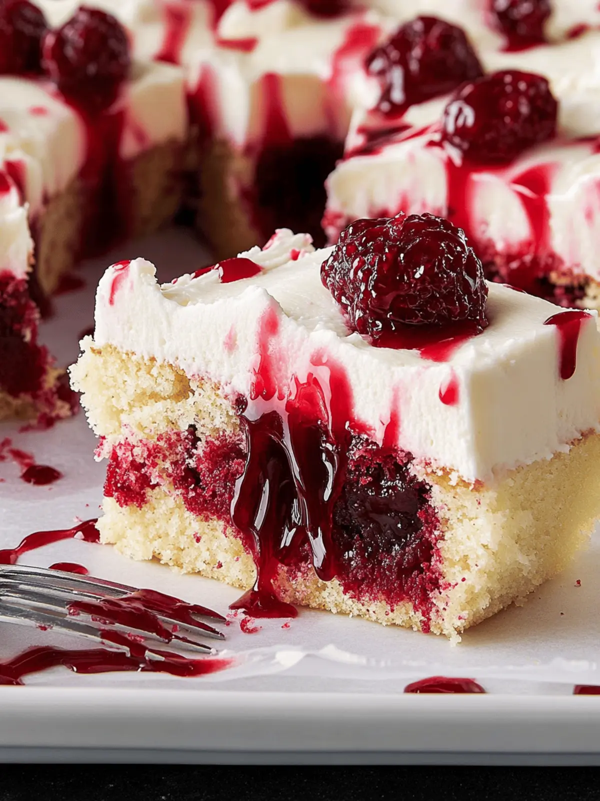 Vampire Poke Cake: A Spooky Sweet for Halloween Fun 3 Vampire Poke Cake