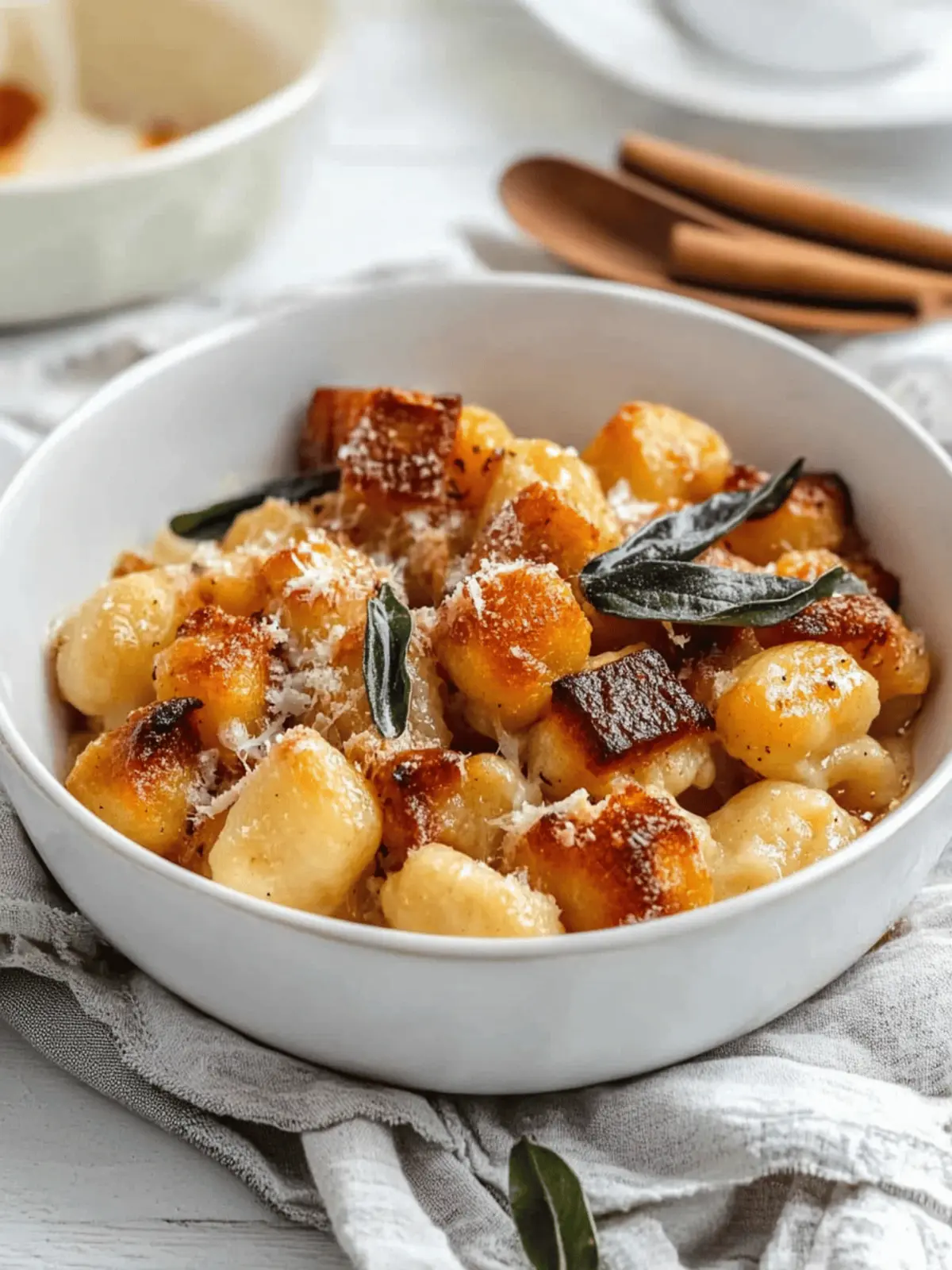 Air Fryer Pumpkin Gnocchi Bake