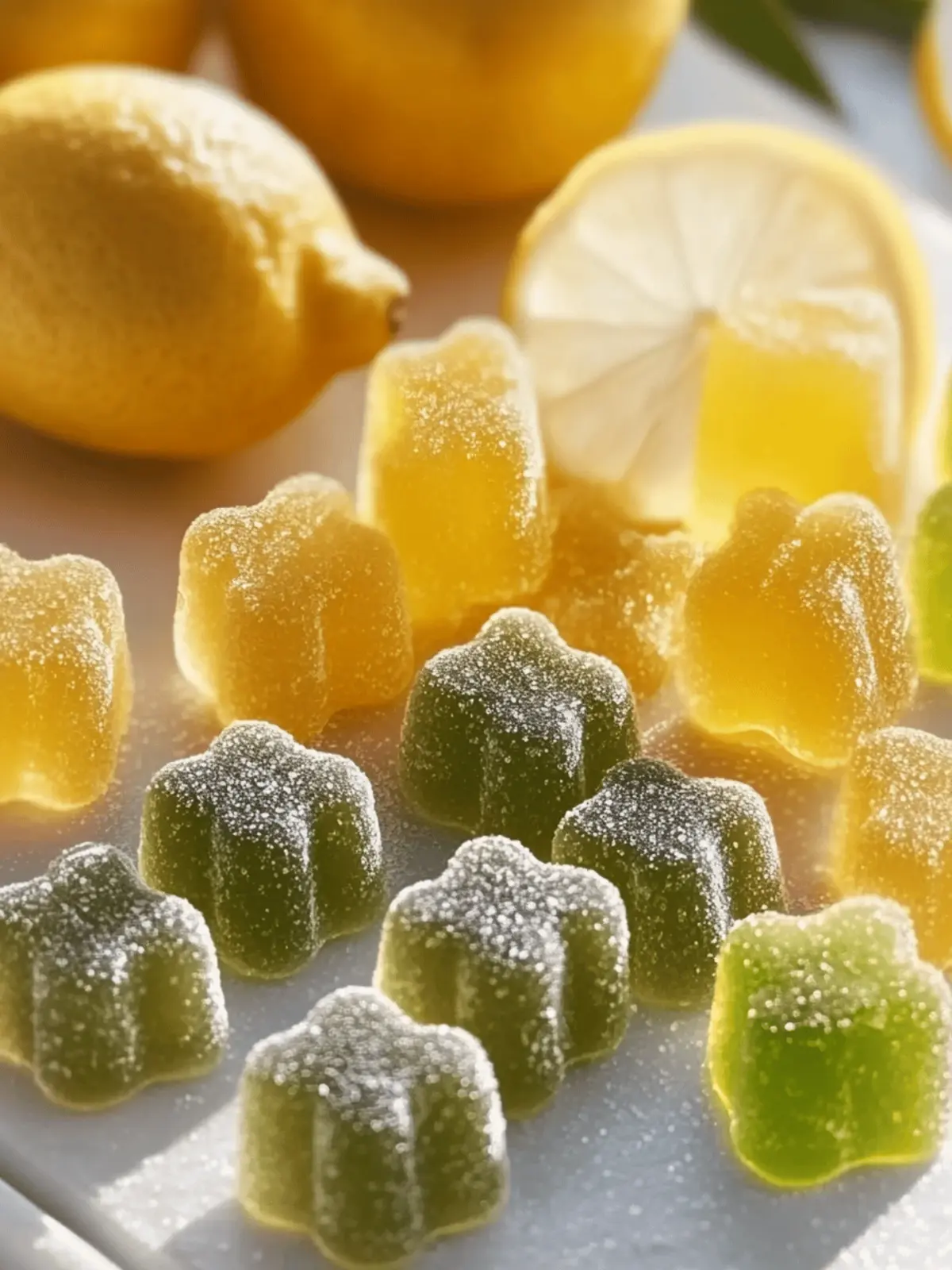Green Tea, Lemon & Ginger Gummies