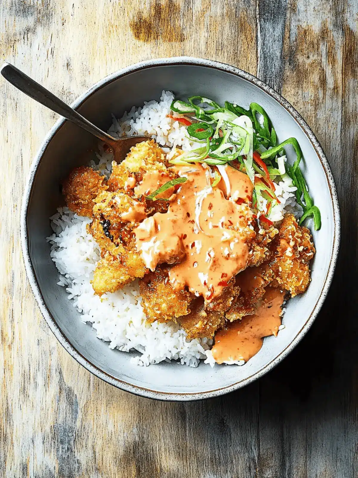 Crunchy Honey Cajun Chicken Bowls