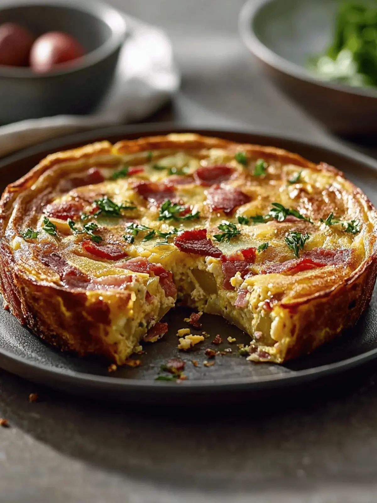 Bacon Potato Frittata