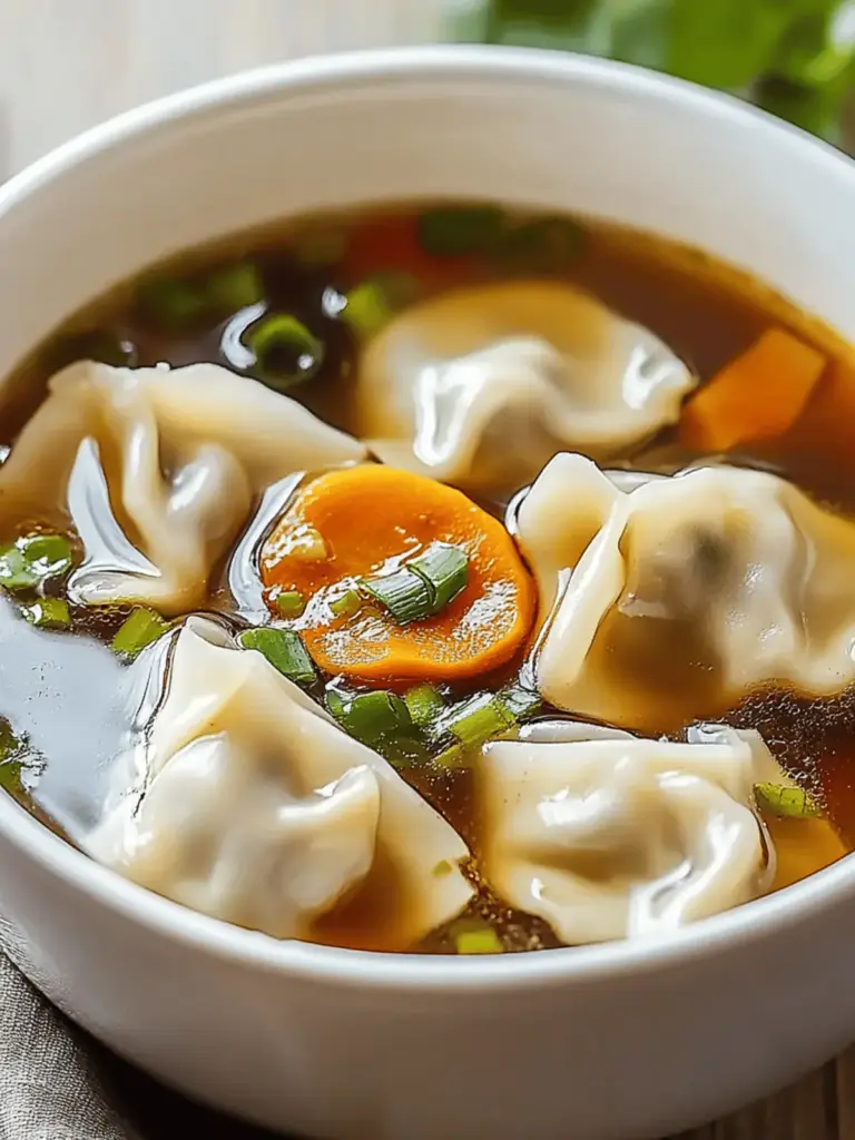 Comforting Potsticker Soup