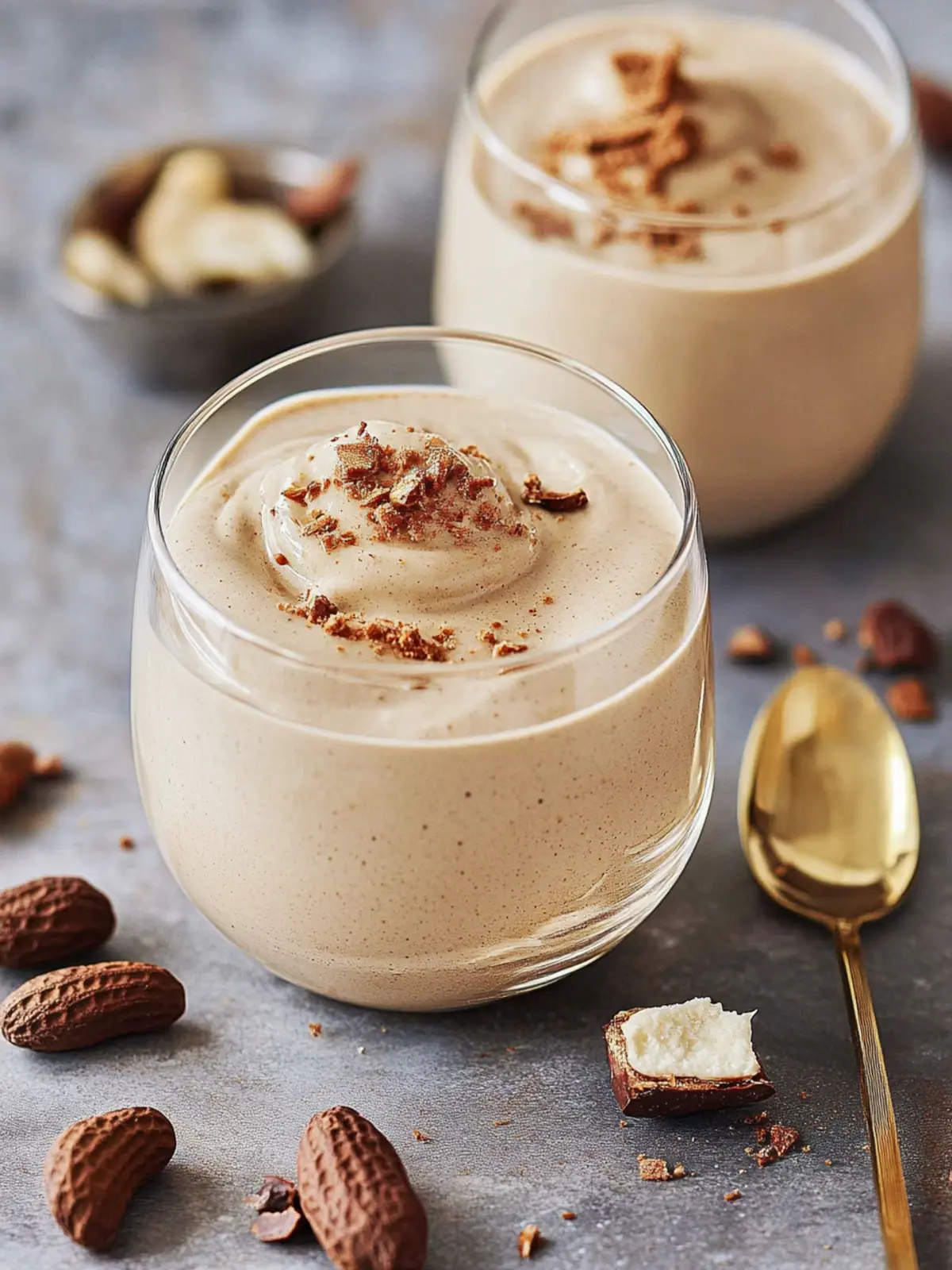 Peanut Butter Mousse with Aquafaba