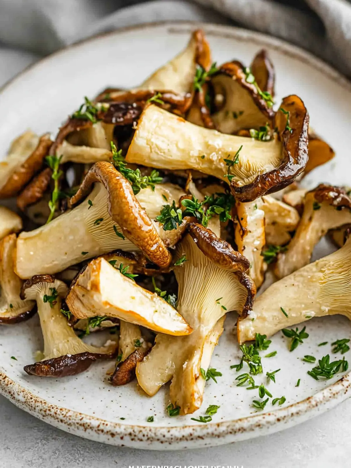 Garlic Butter Oyster Mushrooms