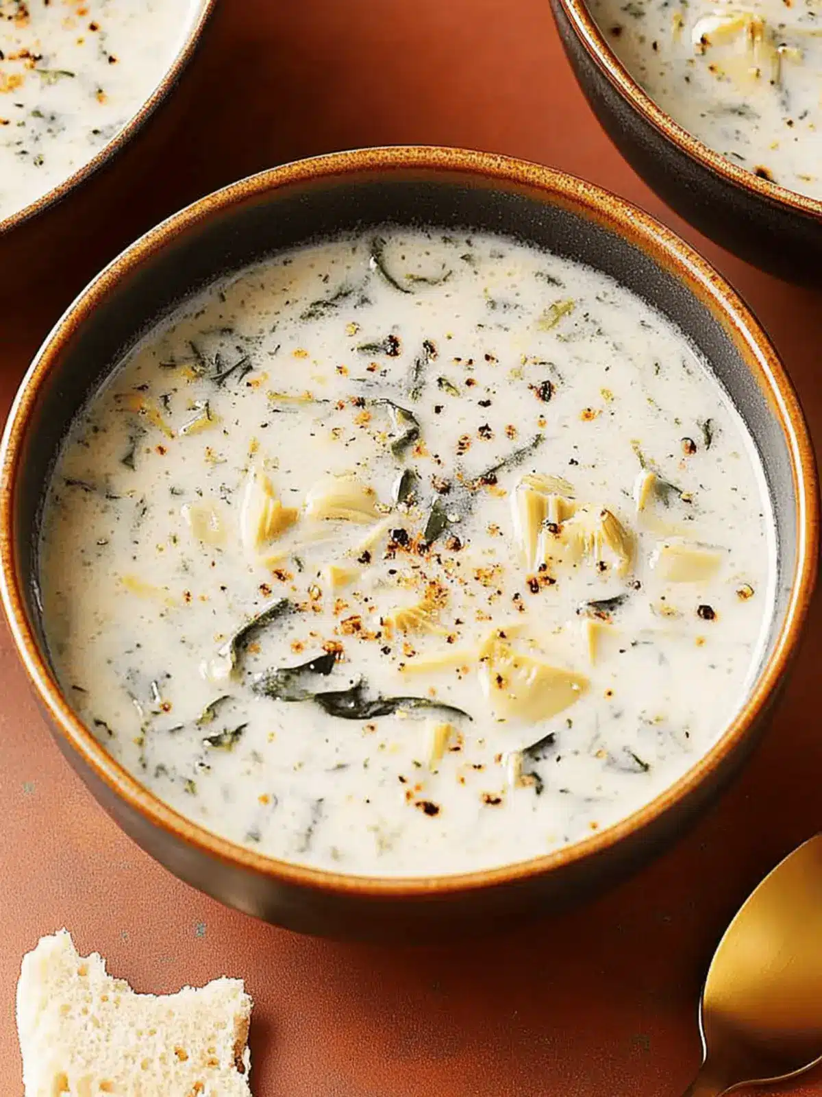 Delicious Spinach Artichoke Dip Soup for Cozy Nights 2 Spinach Artichoke Dip Soup
