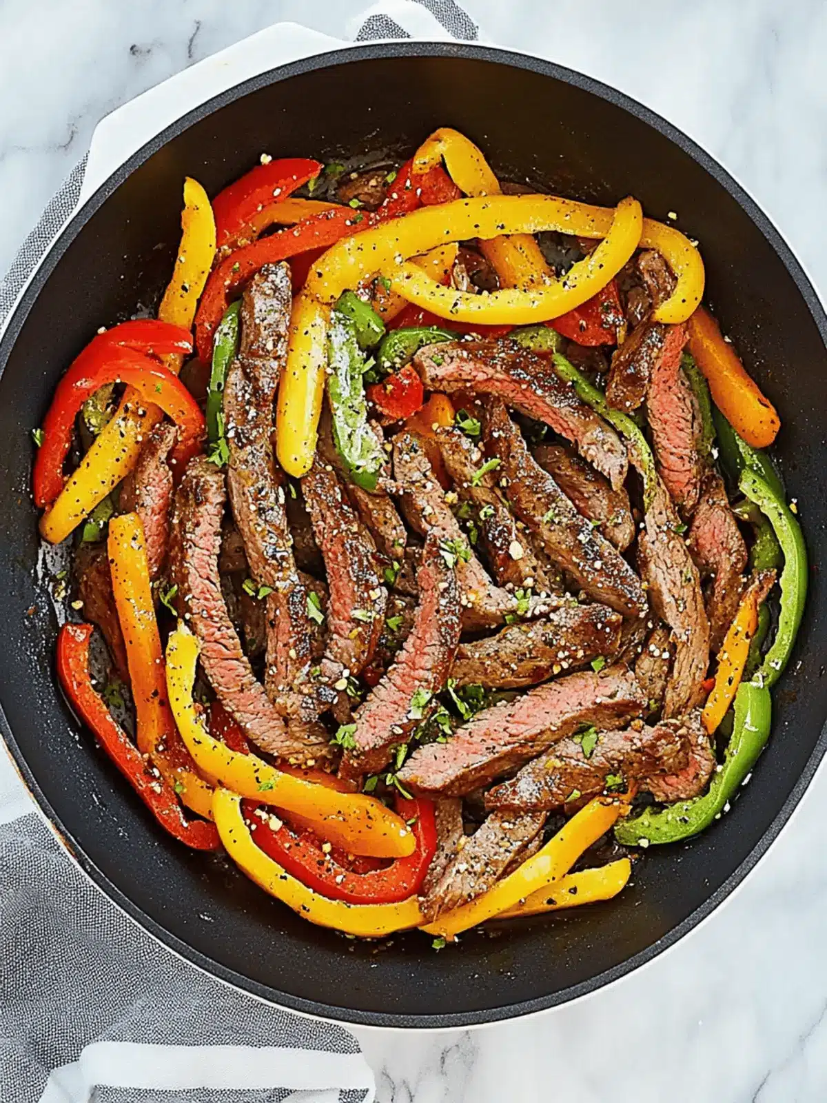 15-Minute Skillet Pepper Steak