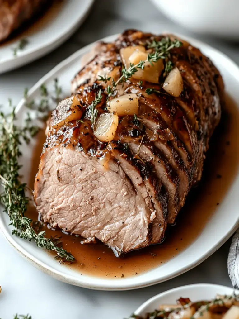 Slow Cooker Apple Cider Pork Roast