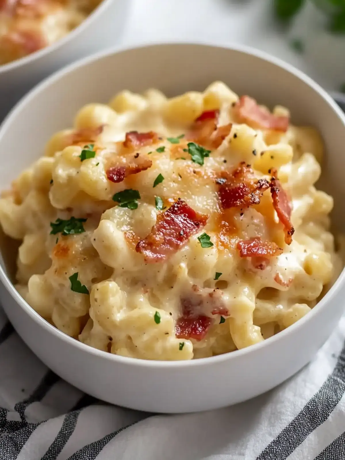 Creamy Bacon Jalapeño Cauliflower Mac and Cheese Delight 3 Bacon Jalapeño Cauliflower Mac and Cheese