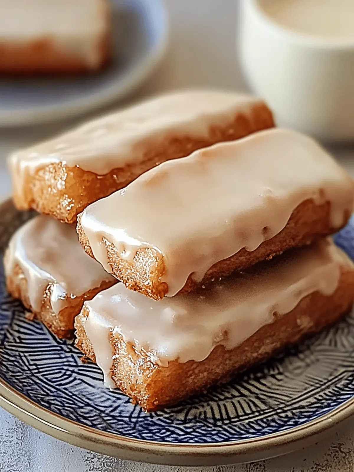 Soft Baked Maple Donut Bars