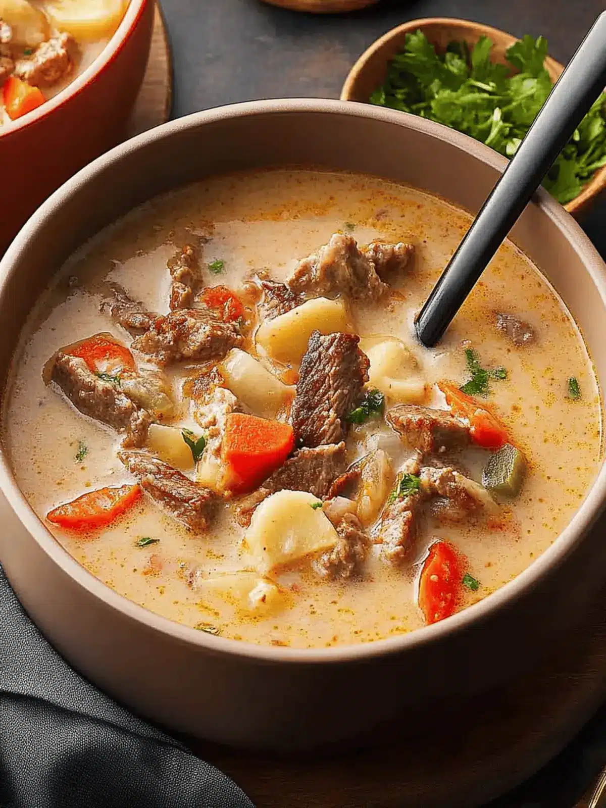 Philly Cheesesteak Soup: Comfort in Every Savory Spoonful 3 Philly Cheesesteak Soup