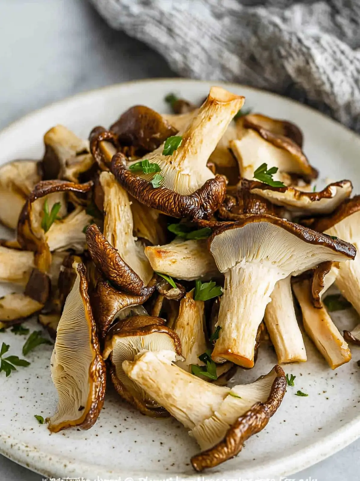 Garlic Butter Oyster Mushrooms