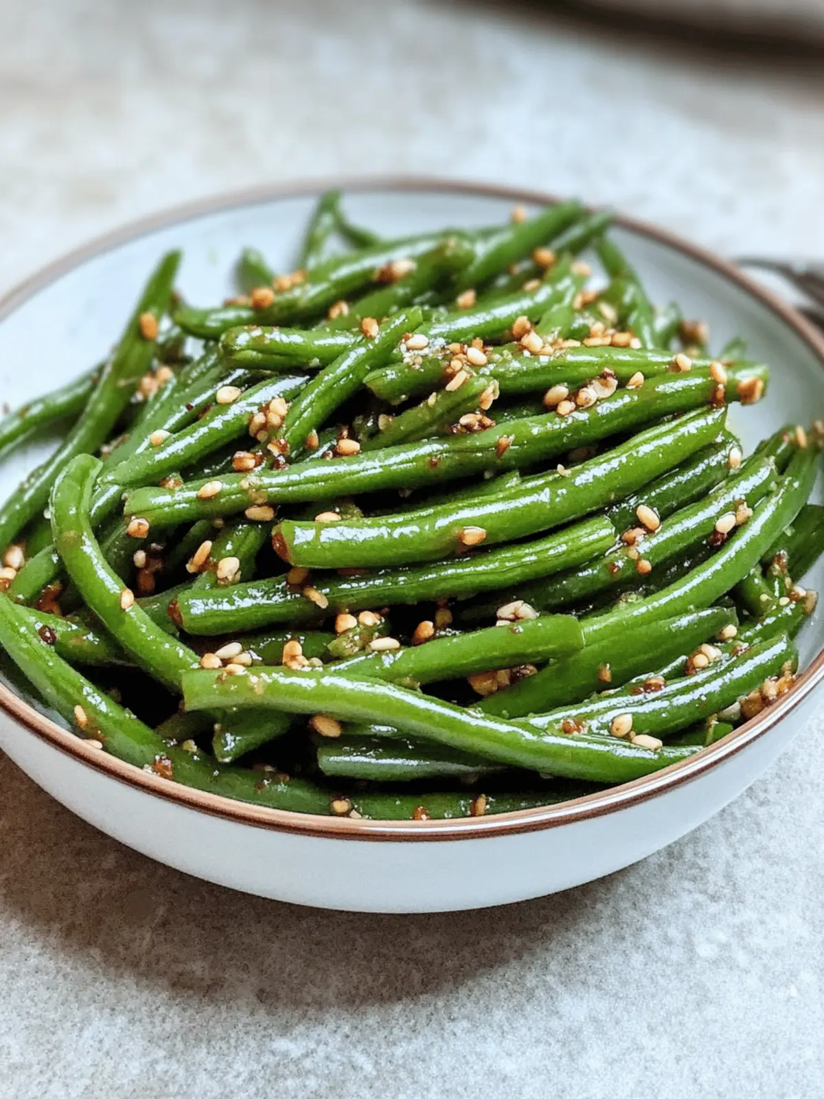 Garlic Sesame Green Beans: A Flavor-Packed Side in Minutes 4 Garlic Sesame Green Beans