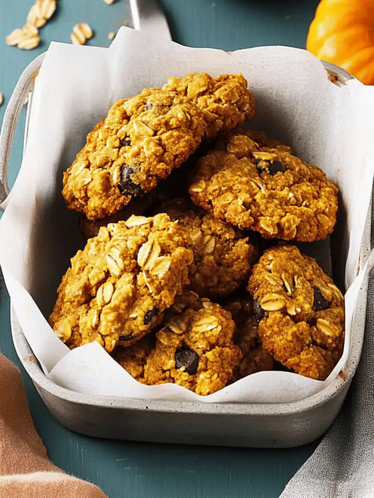 Pumpkin Oatmeal Cookies