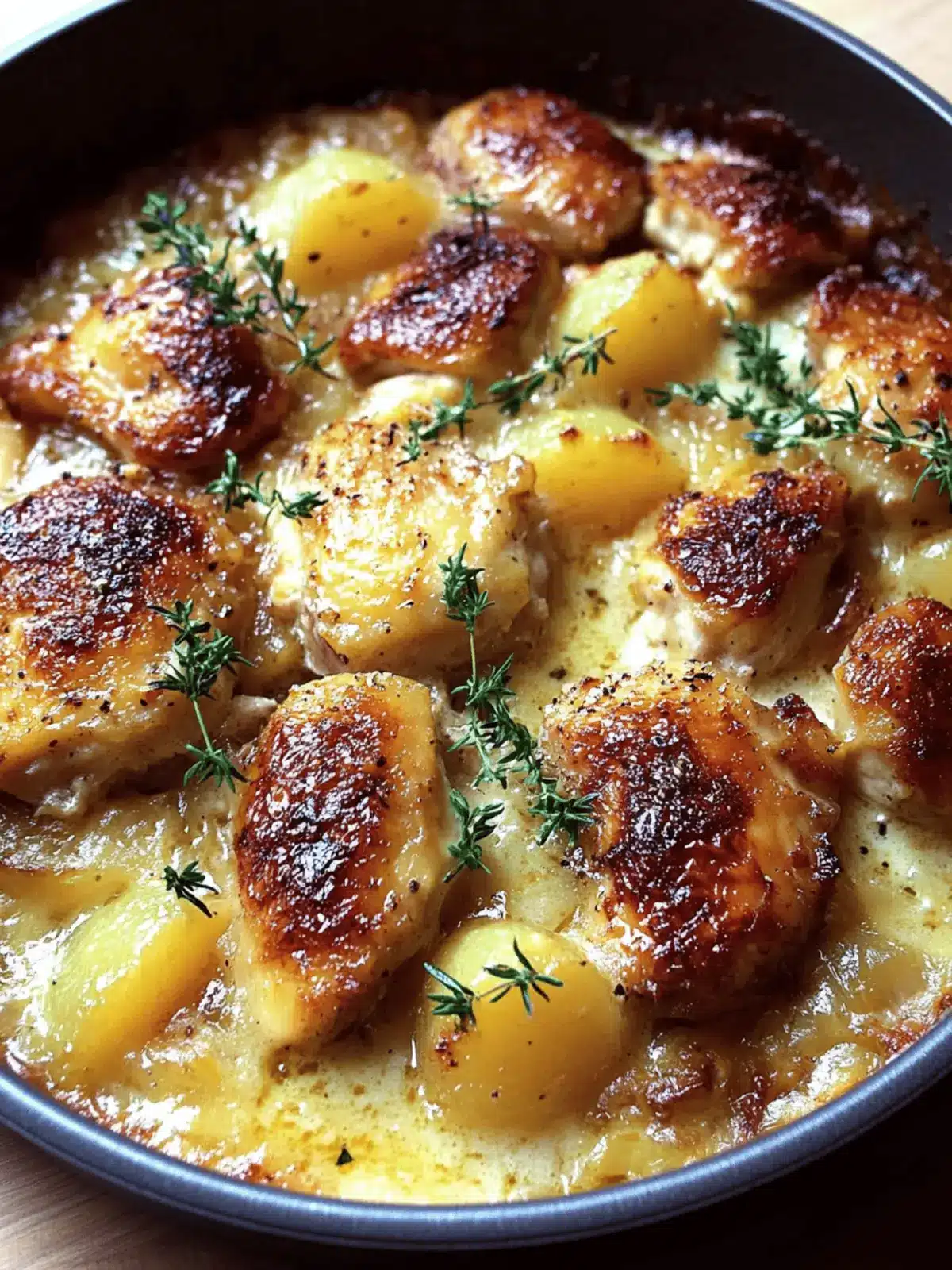 Creamy French Style Chicken Casserole