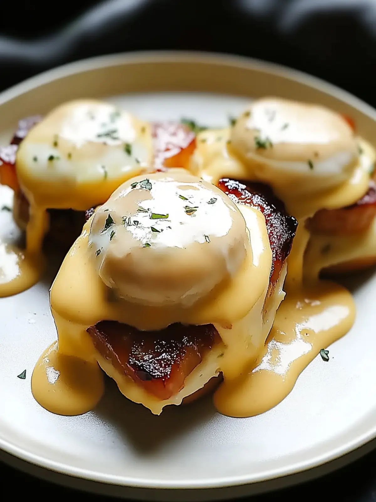 Gourmet Pork Belly Eggs Benedict