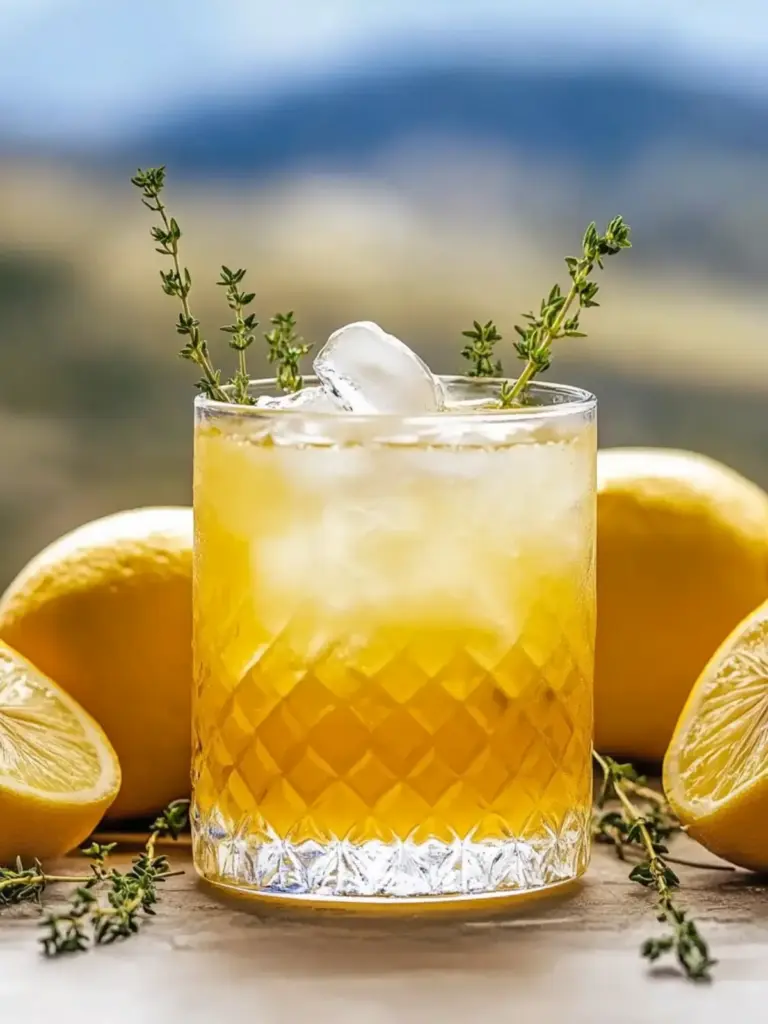 Honey Lemon Thyme Refresher