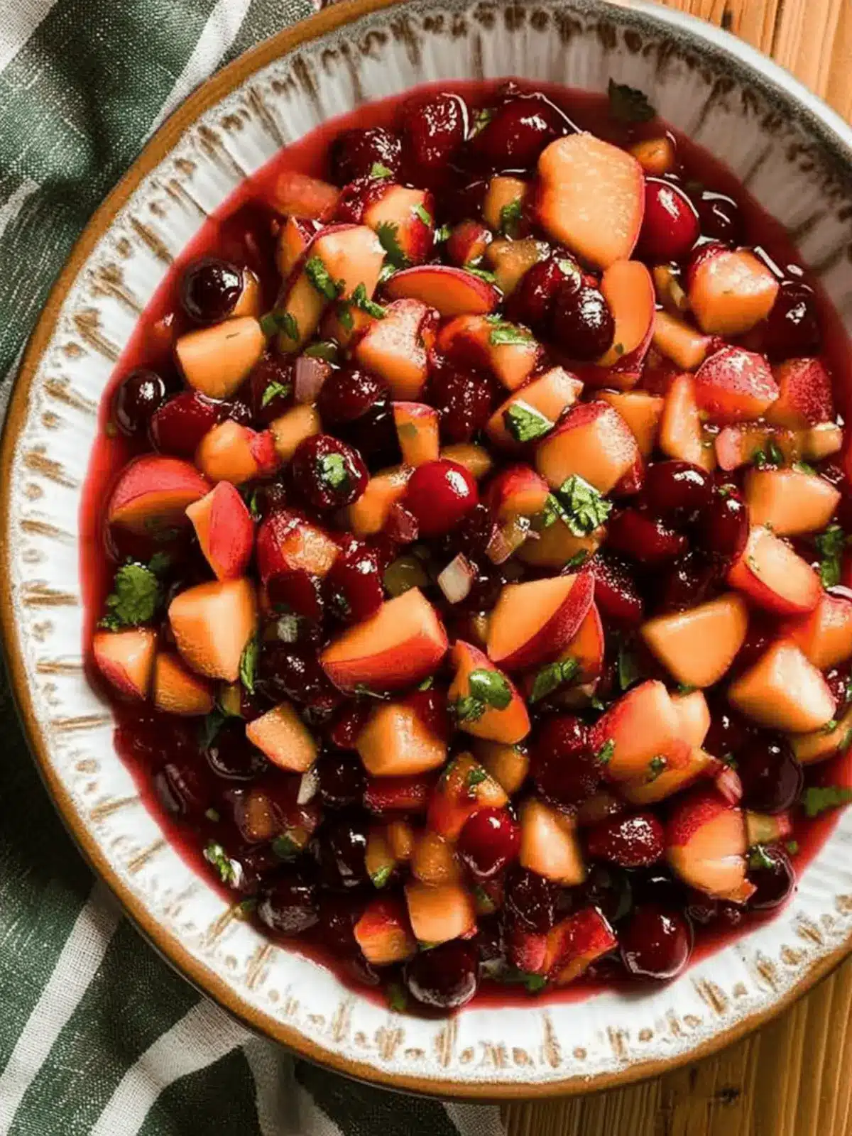 Peach Cherry Salsa Recipe