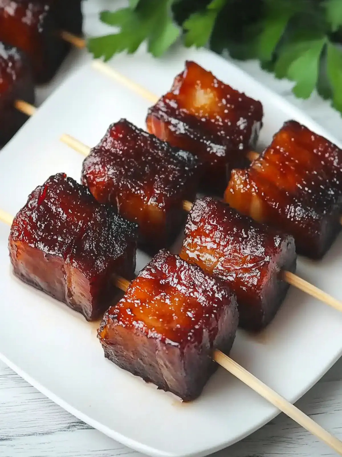 Pork Belly Lollipops
