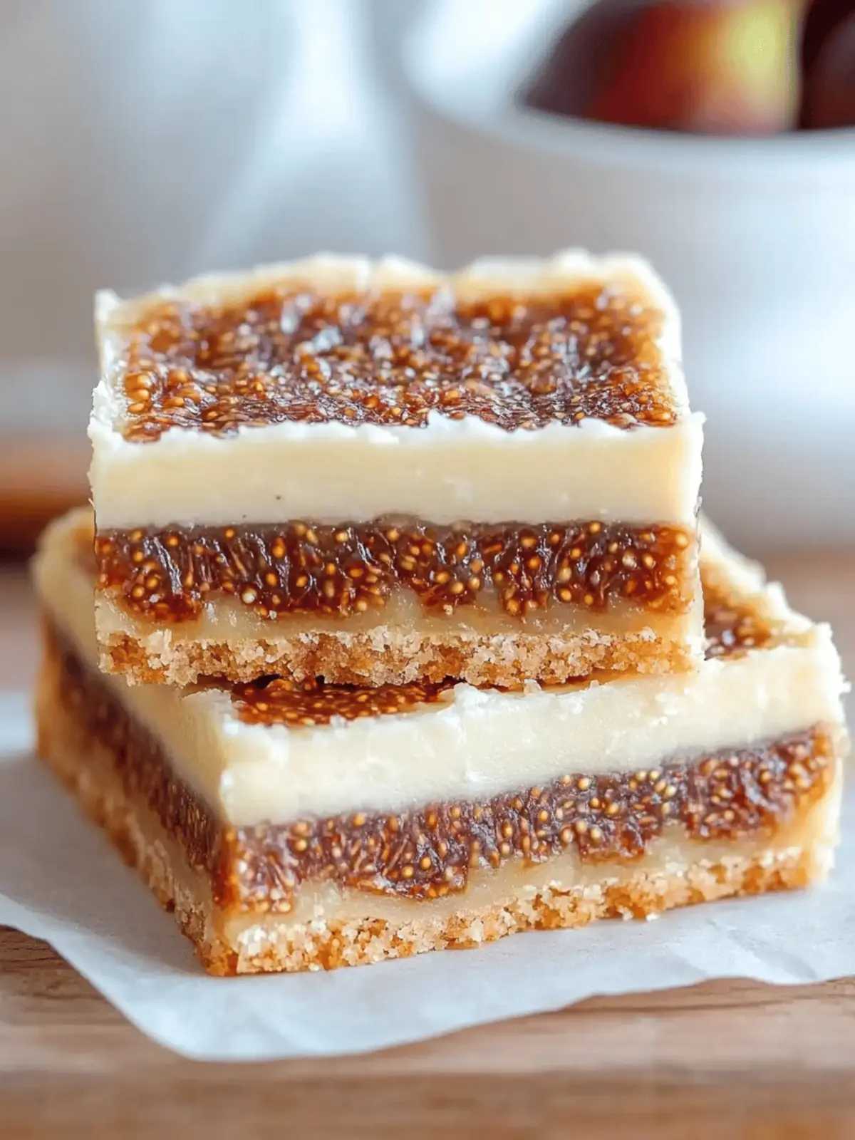 Delicious Fig and Cream Cheese Bars to Wow Your Taste Buds 3 Fig and Cream Cheese Bars