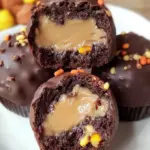 Peanut Butter Brownie Bombs