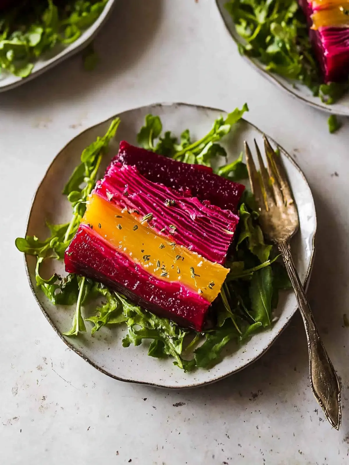 Beet Terrine With Herbed Goat Cheese