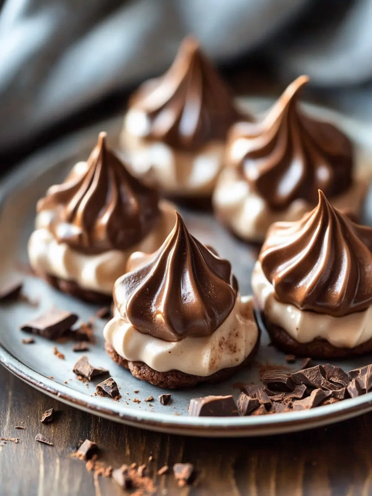 Delicious Chocolate Meringue Cookies