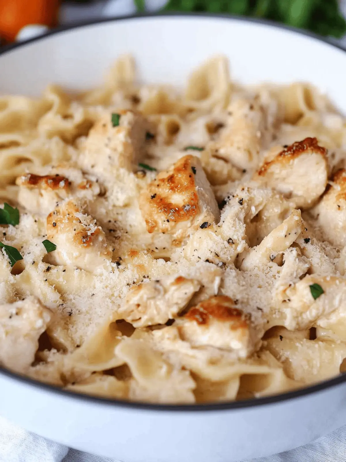 Chicken Garlic Parmesan Pasta