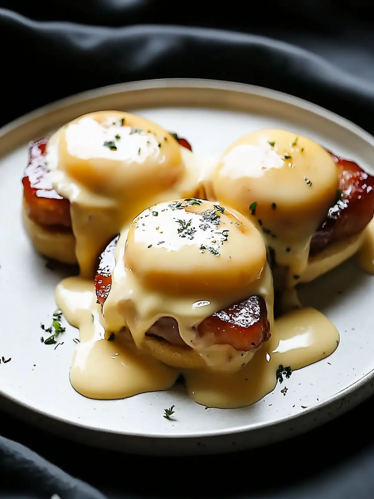 Gourmet Pork Belly Eggs Benedict