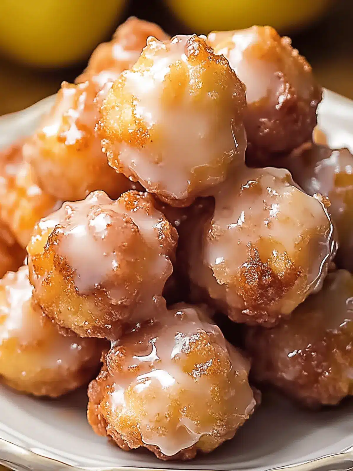 Apple Fritter Bites