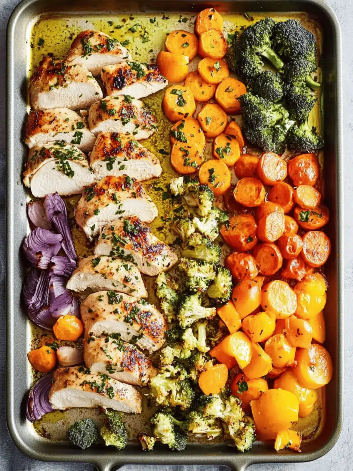 Sheet-Pan Chicken Recipe with Rainbow Vegetables for Easy Joy 4 Sheet-Pan Chicken Recipe with Rainbow Vegetables