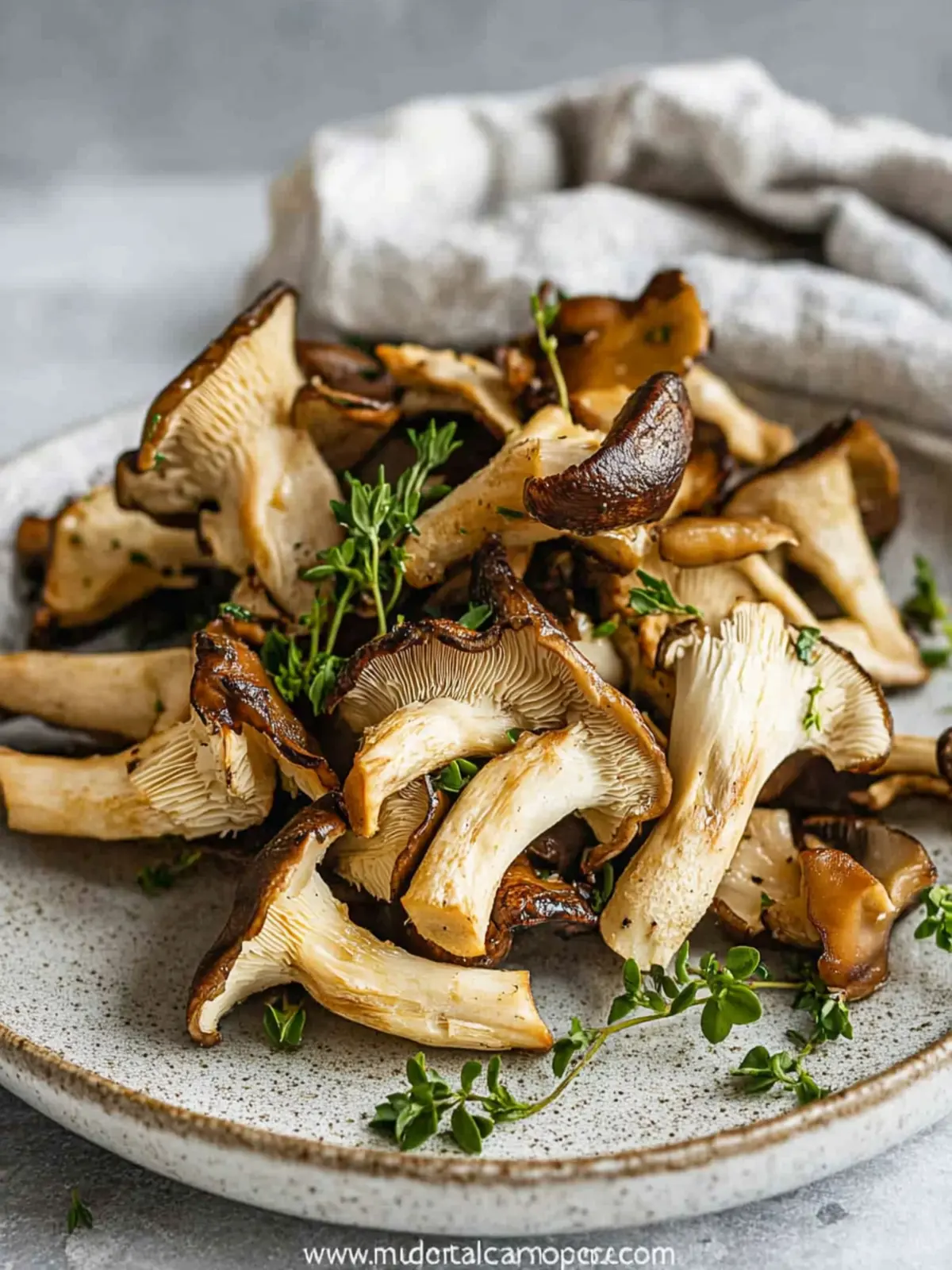 Garlic Butter Oyster Mushrooms