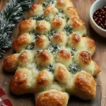 Cheesy Christmas Tree Bread